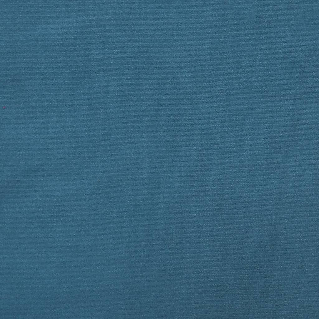 vidaXL Fåtölj blå 54x59x99 cm sammet