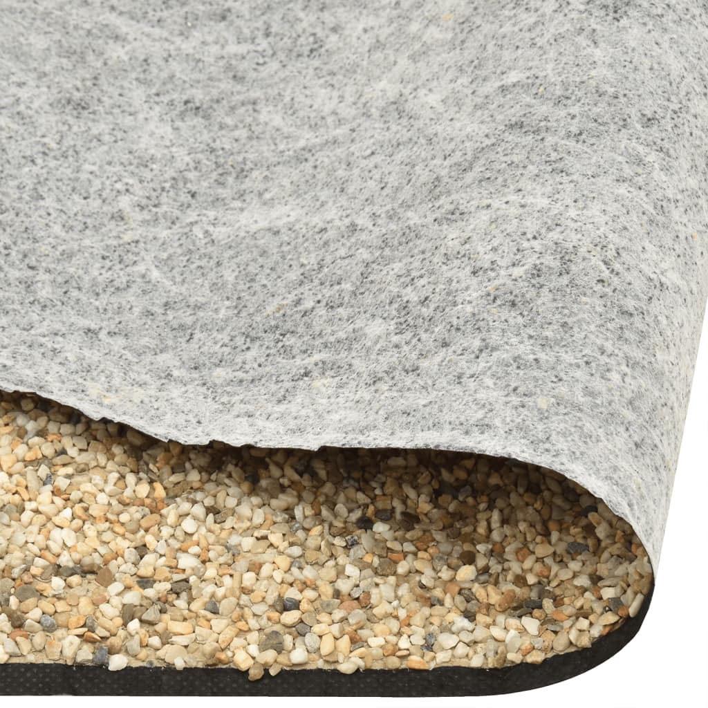 vidaXL Kantmatta naturlig sand 100x100 cm