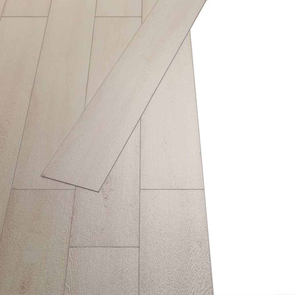 vidaXL Självhäftande PVC-golvplankor 5,21 m² 2 mm brun ek