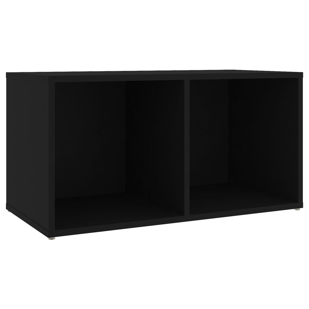 vidaXL Tv-bänk svart 72x35x36,5 cm konstruerat trä