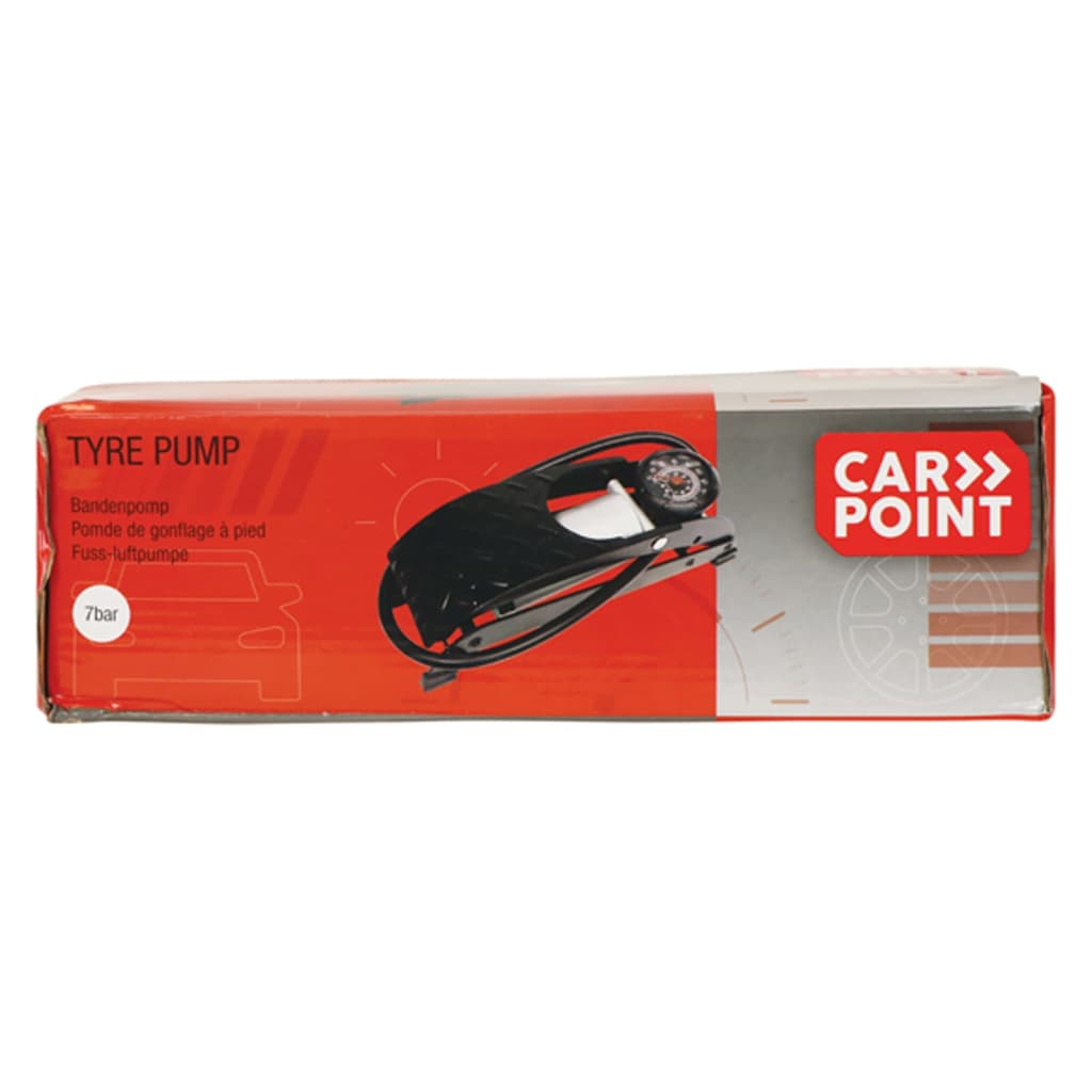 Carpoint Fotpump premium svart