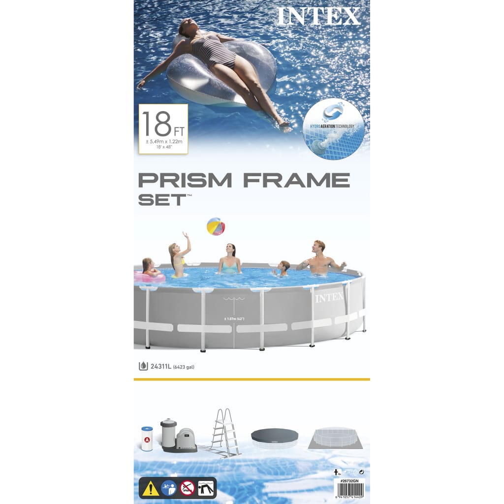Intex Pool Prism Frame rund 549x122 cm 26732GN