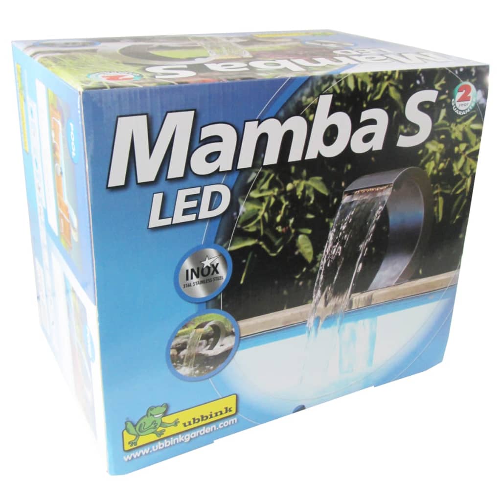 Ubbink Vattenfall Mamba S-LED rostfritt stål 7504632