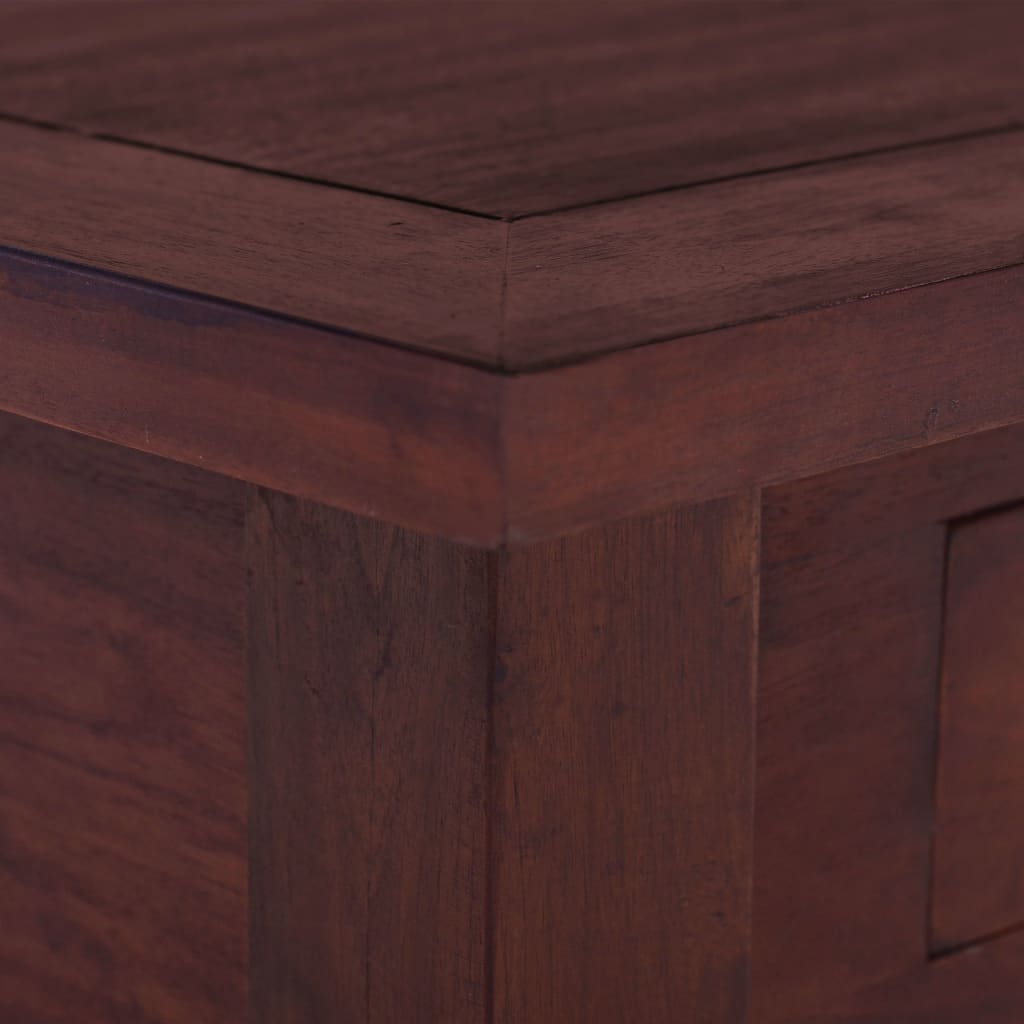 vidaXL Soffbord klassisk brun 68x68x30 cm massiv mahogny