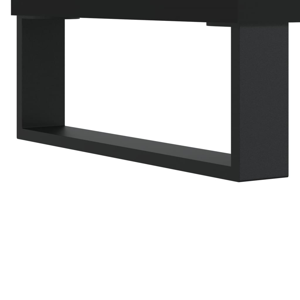 vidaXL Soffbord svart 60x50x40 cm konstruerat trä