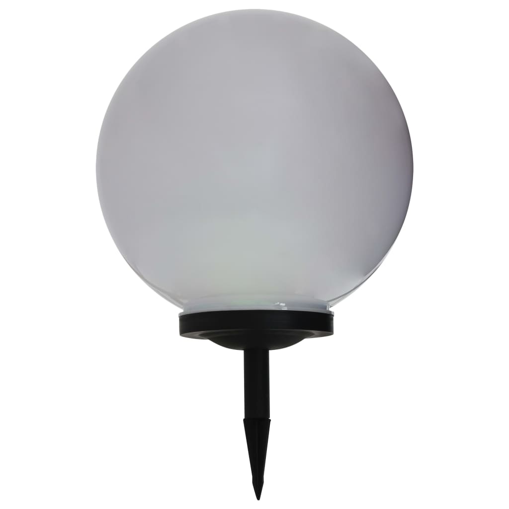 vidaXL Solcellslampor med LED 2 st sfäriska 40 cm RGB
