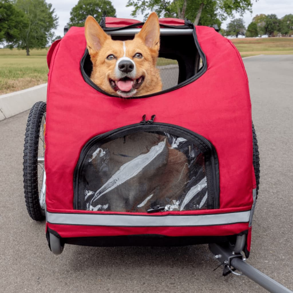 PetSafe Cykelvagn för hund Happy Ride M röd