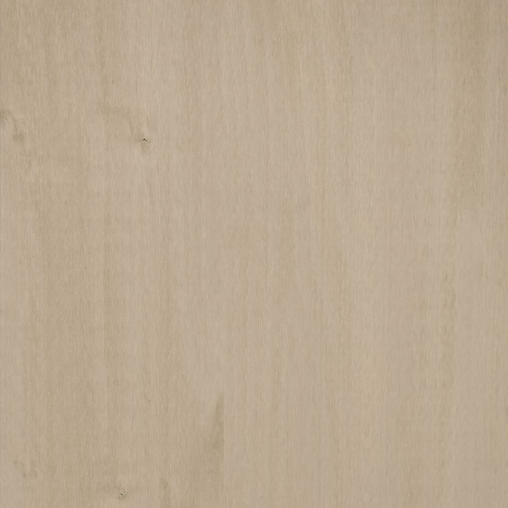 vidaXL Skrivbord HAMAR honungsbrun 110x40x75 cm massiv furu