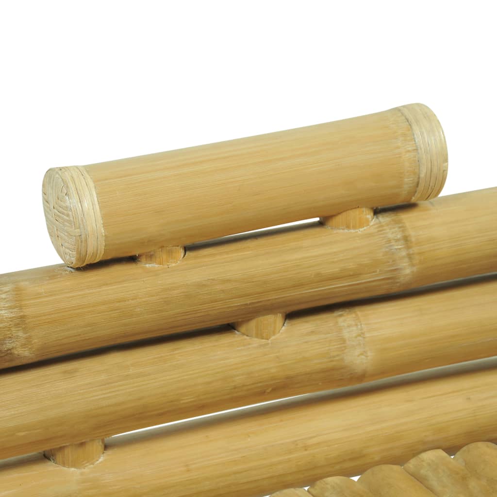 vidaXL Sängram bambu 160x200 cm