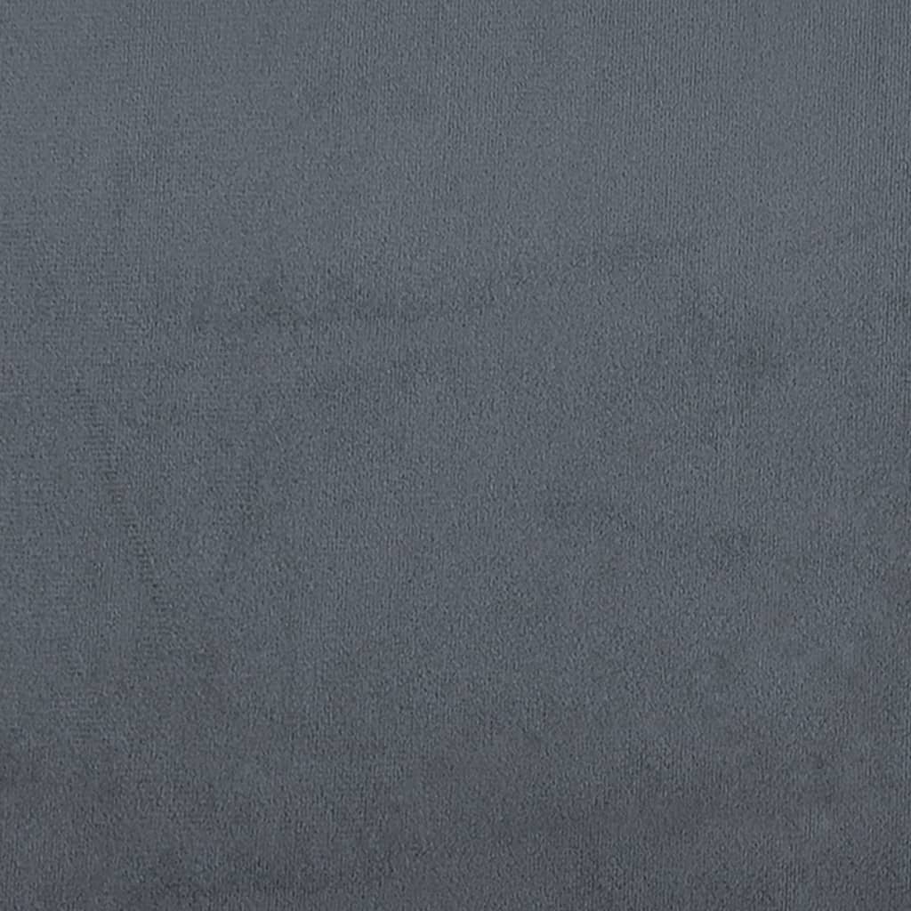 vidaXL Matstol mörkgrå 54x56x96,5 cm sammet
