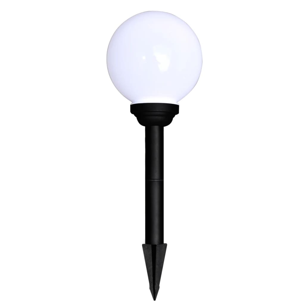 vidaXL Utomhuslampor 6 st LED 20 cm med markspett