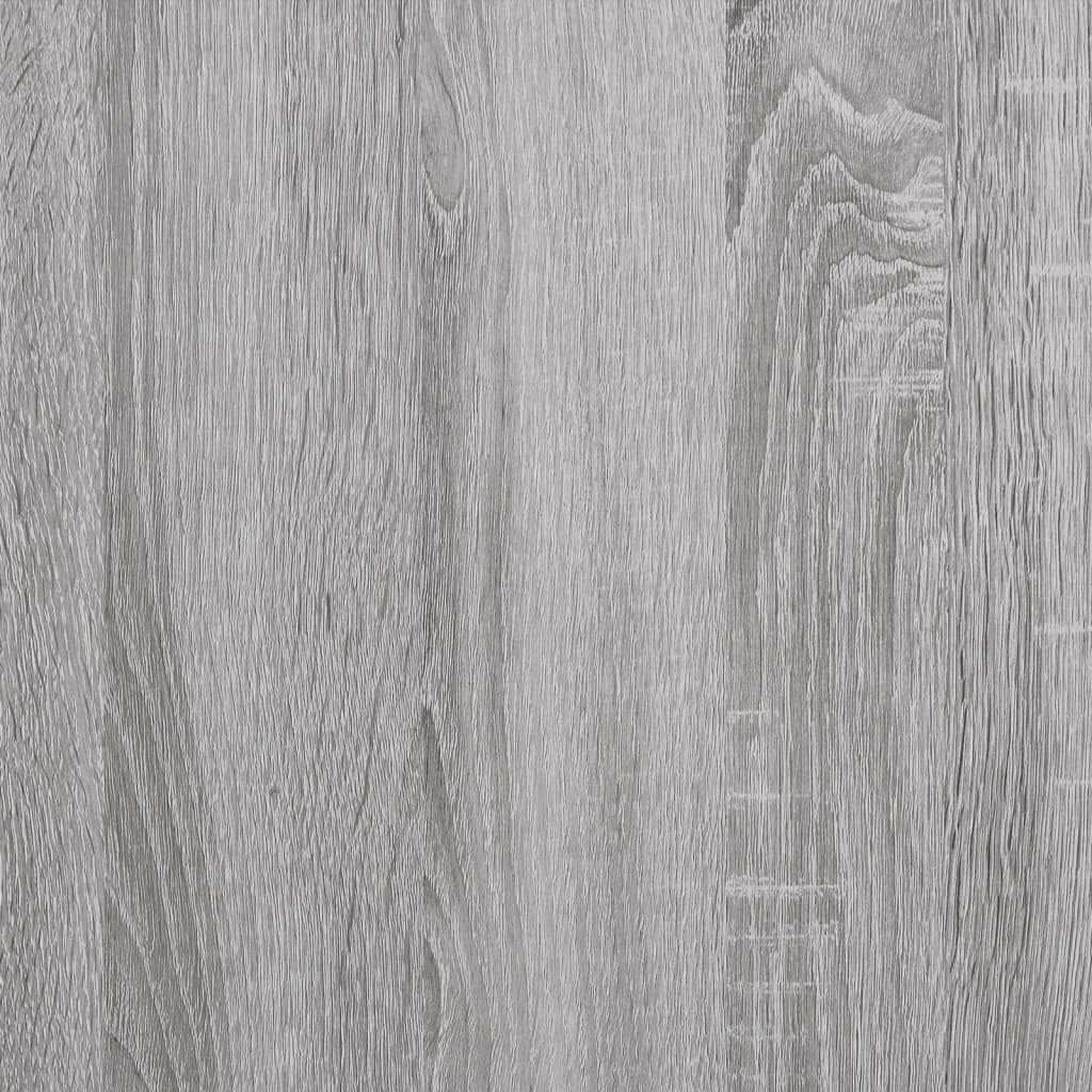 vidaXL Vägghyllor 4 st grå sonoma 60x20x1,5 cm konstruerat trä