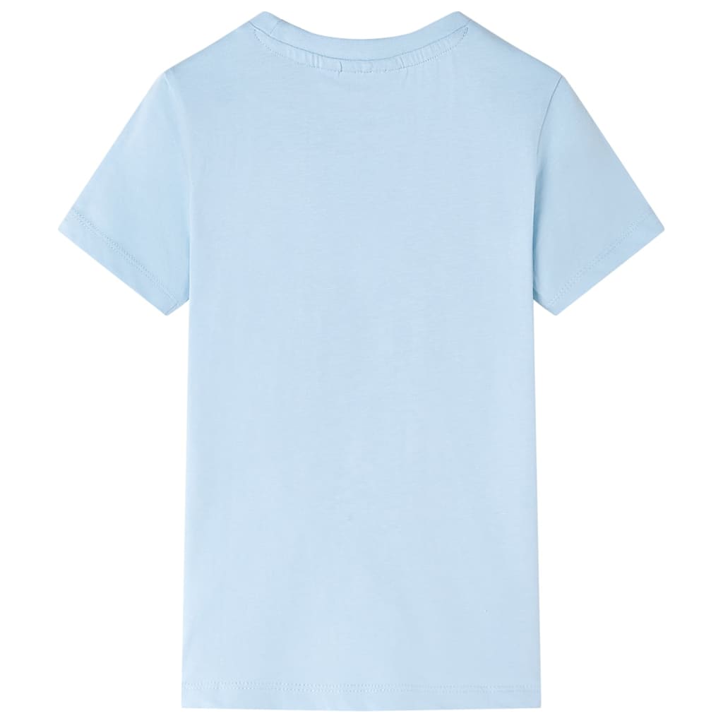 T-shirt för barn ljusblå 92