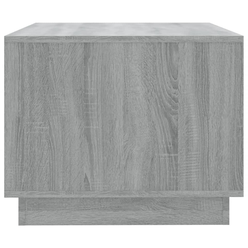 vidaXL Soffbord grå sonoma-ek 102,5x55x44 cm konstruerat trä
