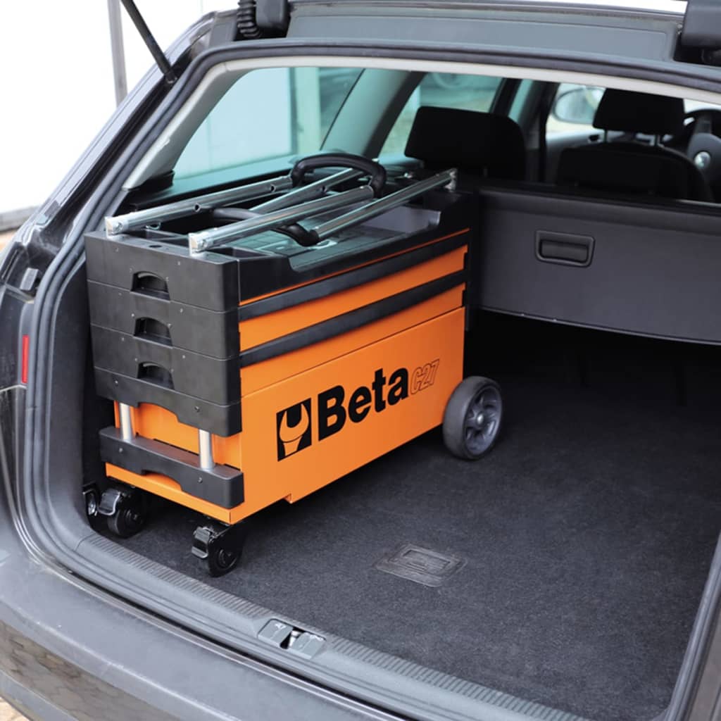 Beta Tools Verktygsvagn "C27S-O" Orange Stål 027000201