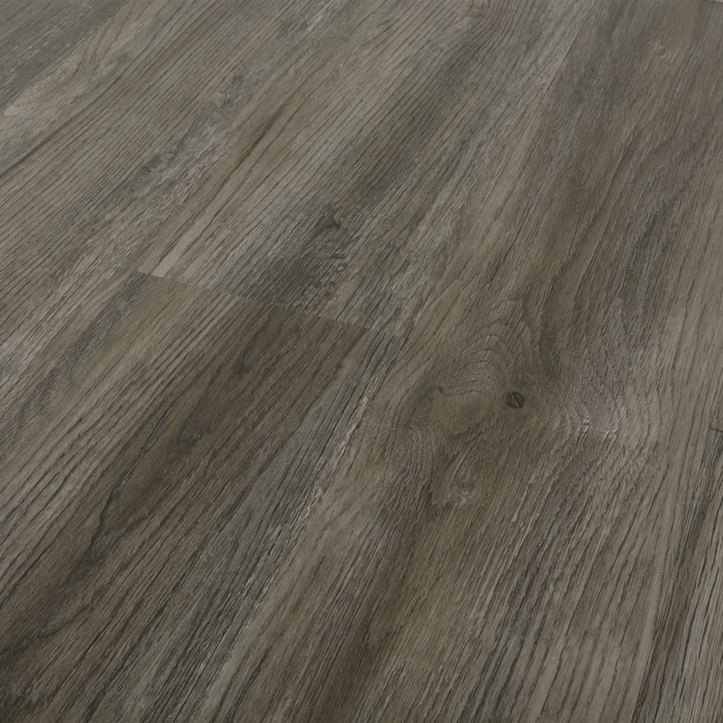 vidaXL Självhäftande golvplankor 4,46 m² 3 mm PVC grå och brun