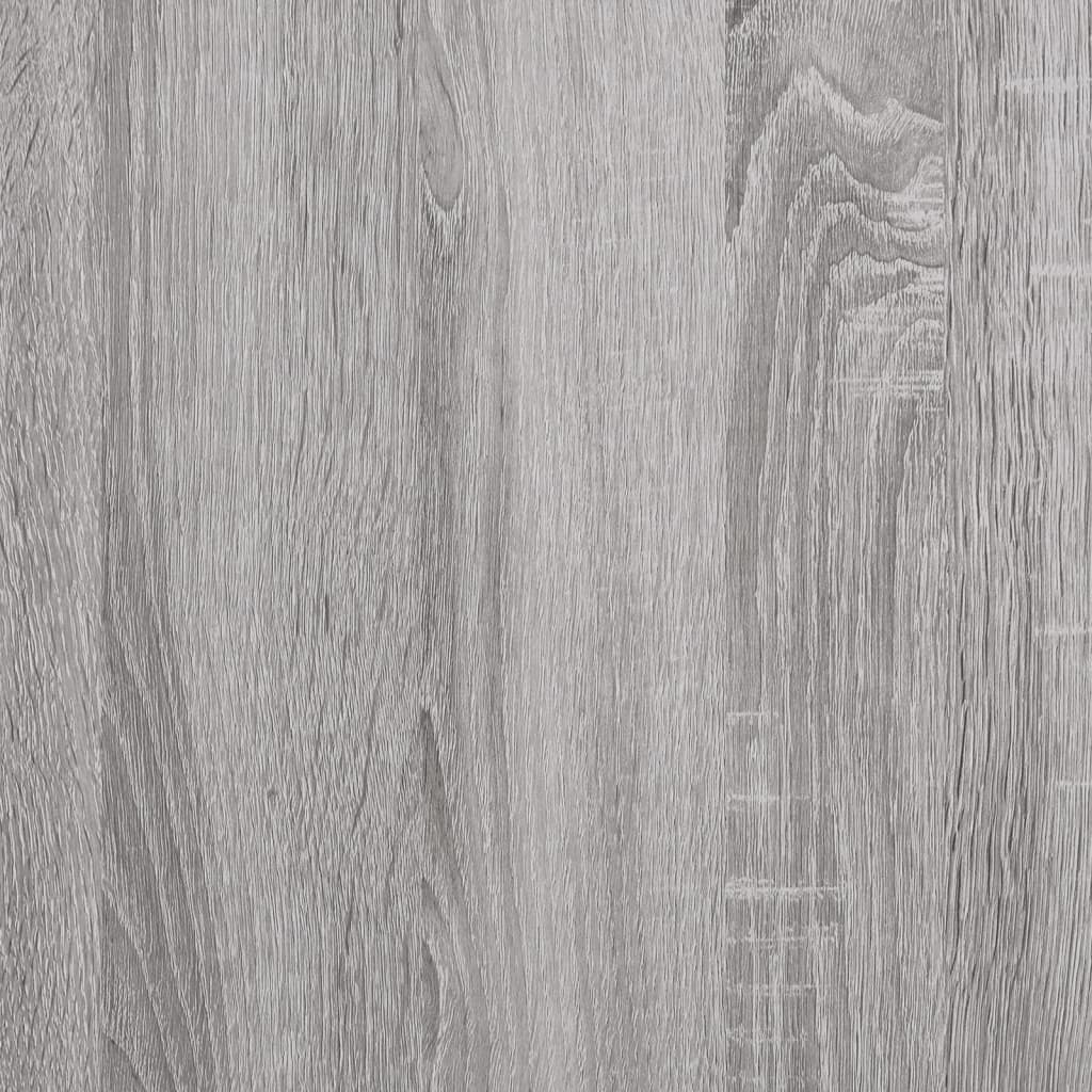 vidaXL Förvaringsbänk grå sonoma 85,5x42x73,5 cm konstruerat trä