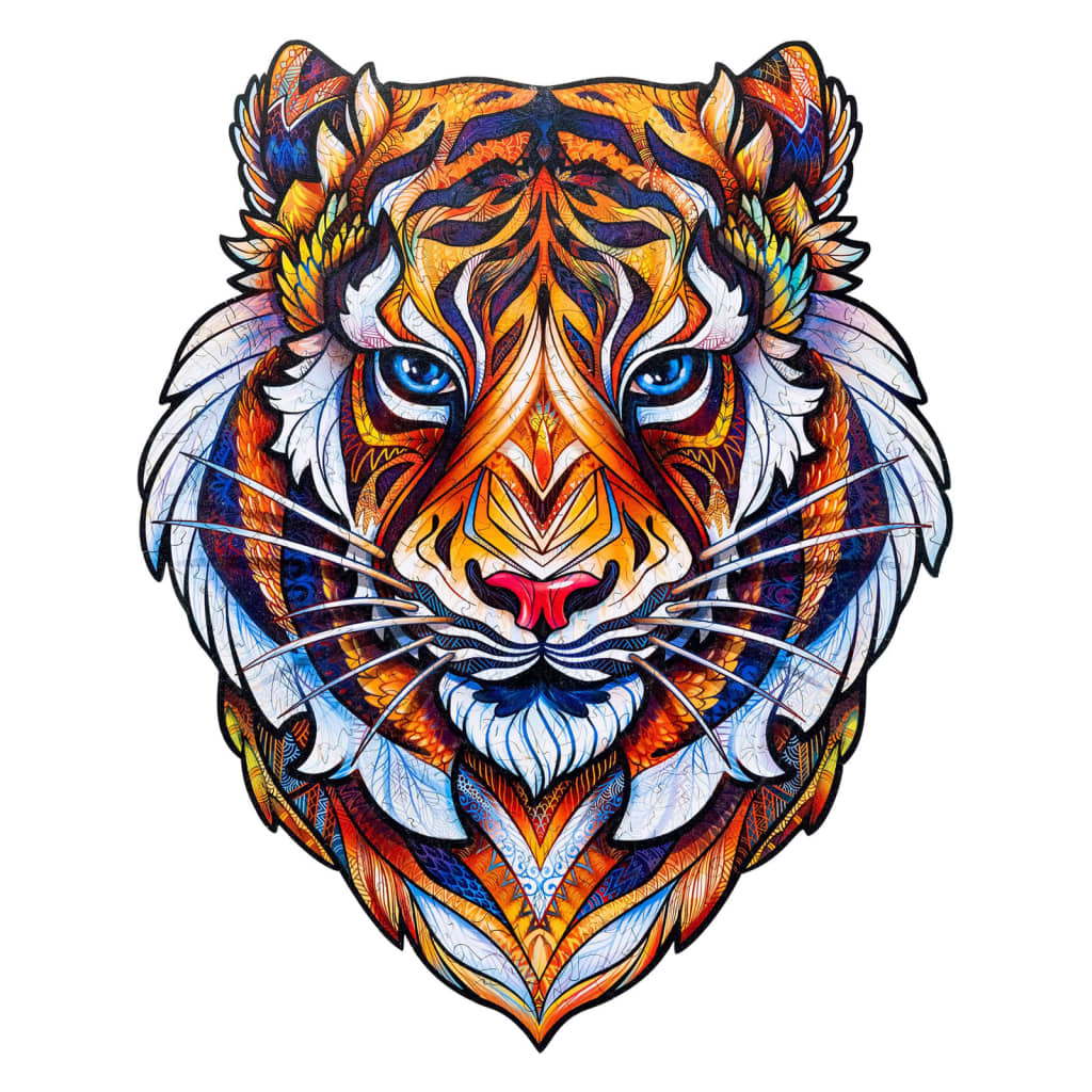 UNIDRAGON Pussel trä 273 bitar Lovely Tiger king size 30x38 cm