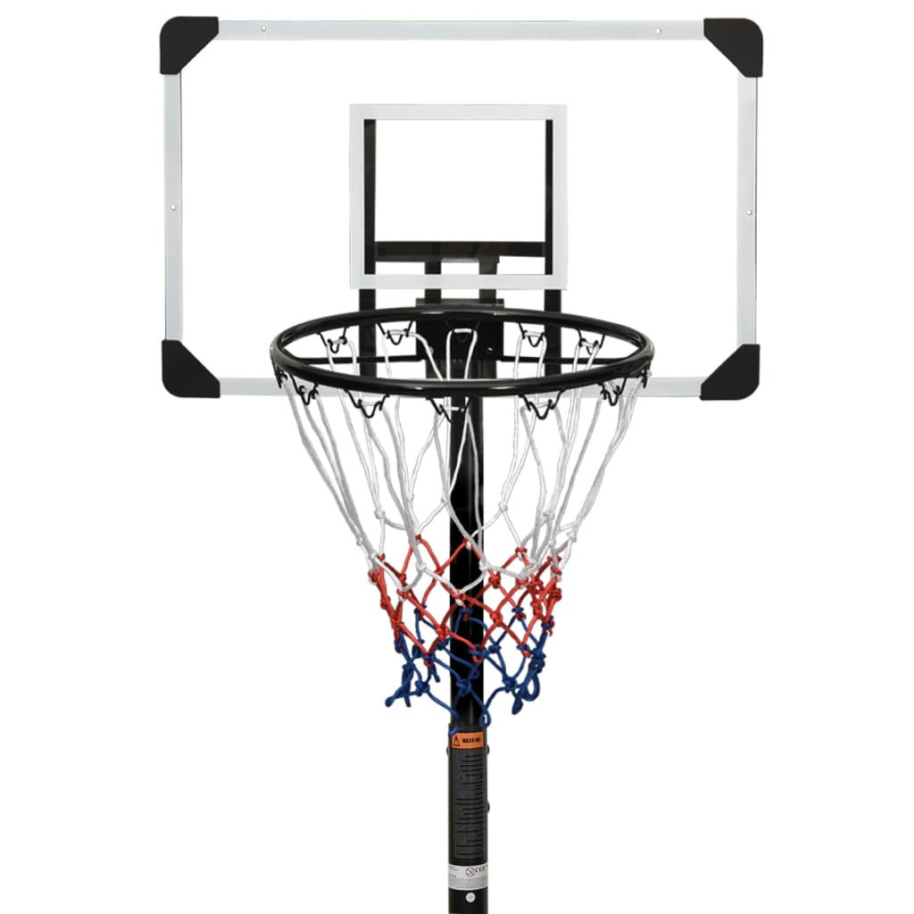 vidaXL Basketkorg transparent 216-250 cm polykarbonat