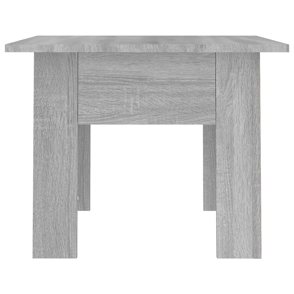 vidaXL Soffbord grå sonoma 55x55x42 cm konstruerat trä