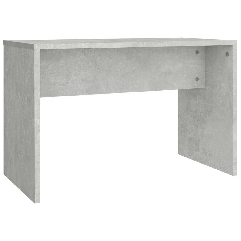 vidaXL Sminkbord set betonggrå 96x40x142 cm
