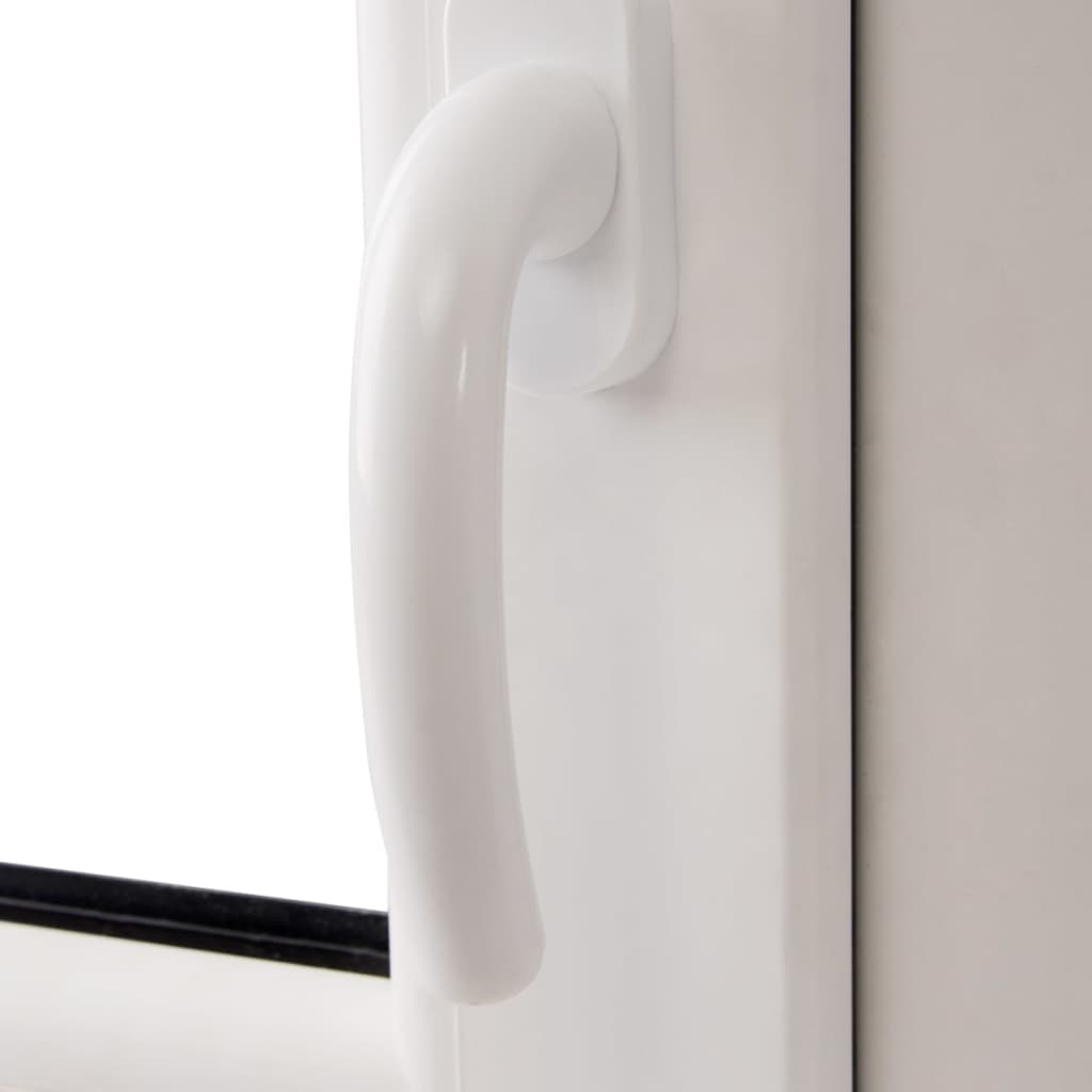 Treglasfönster PVC Dreh-kipp handtag på höger sida 600 x 1000 mm