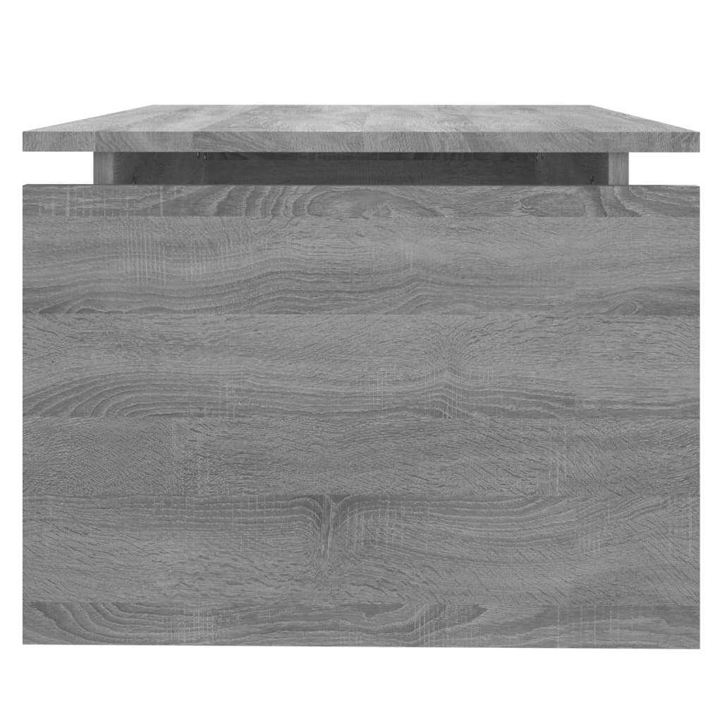 vidaXL Soffbord grå sonoma 68x50x38 cm konstruerat trä