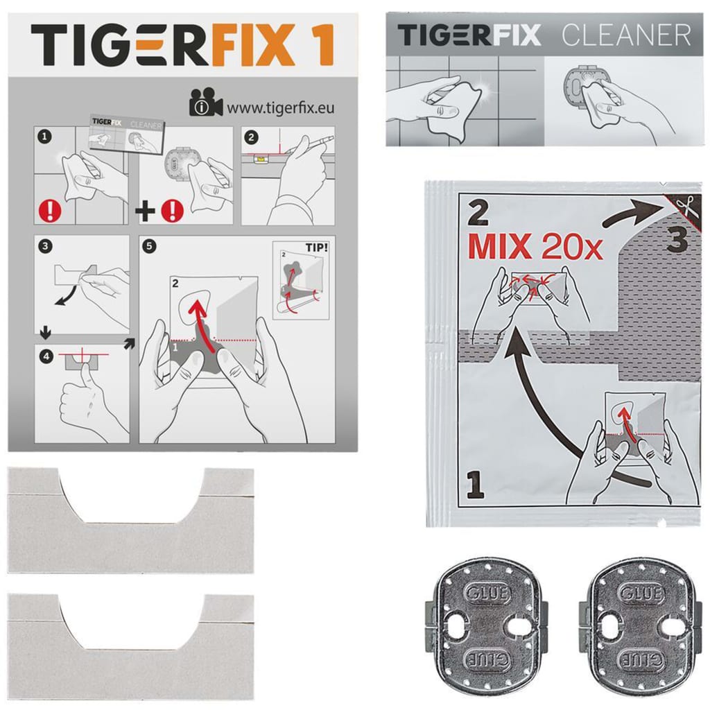 Tiger Monteringsmaterial TigerFix Type 1 metall 398730046