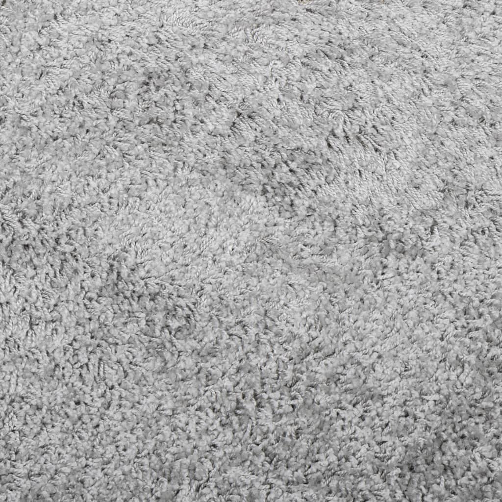 vidaXL Ryamatta PAMPLONA lång lugg modern grå 60x110 cm
