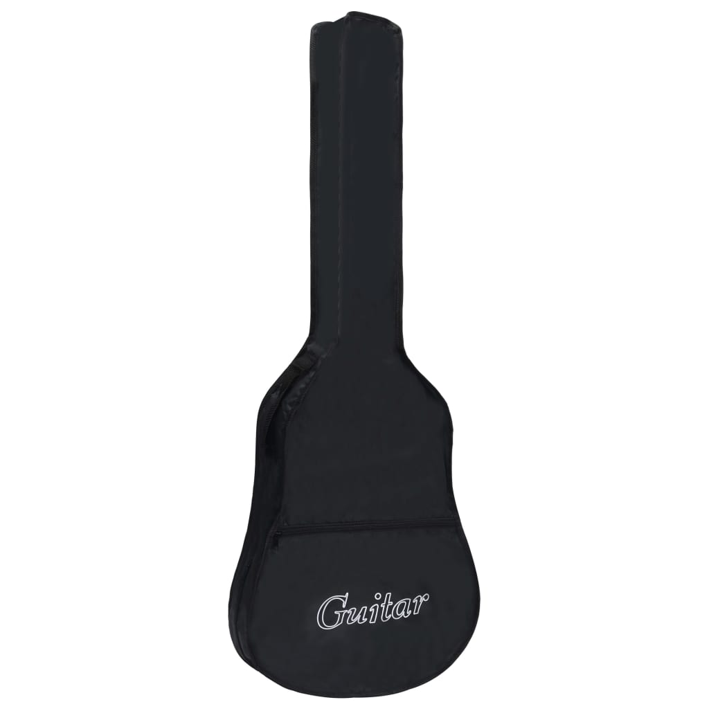 vidaXL Gitarrfodral för 4/4 klassisk gitarr svart 100x37 cm tyg