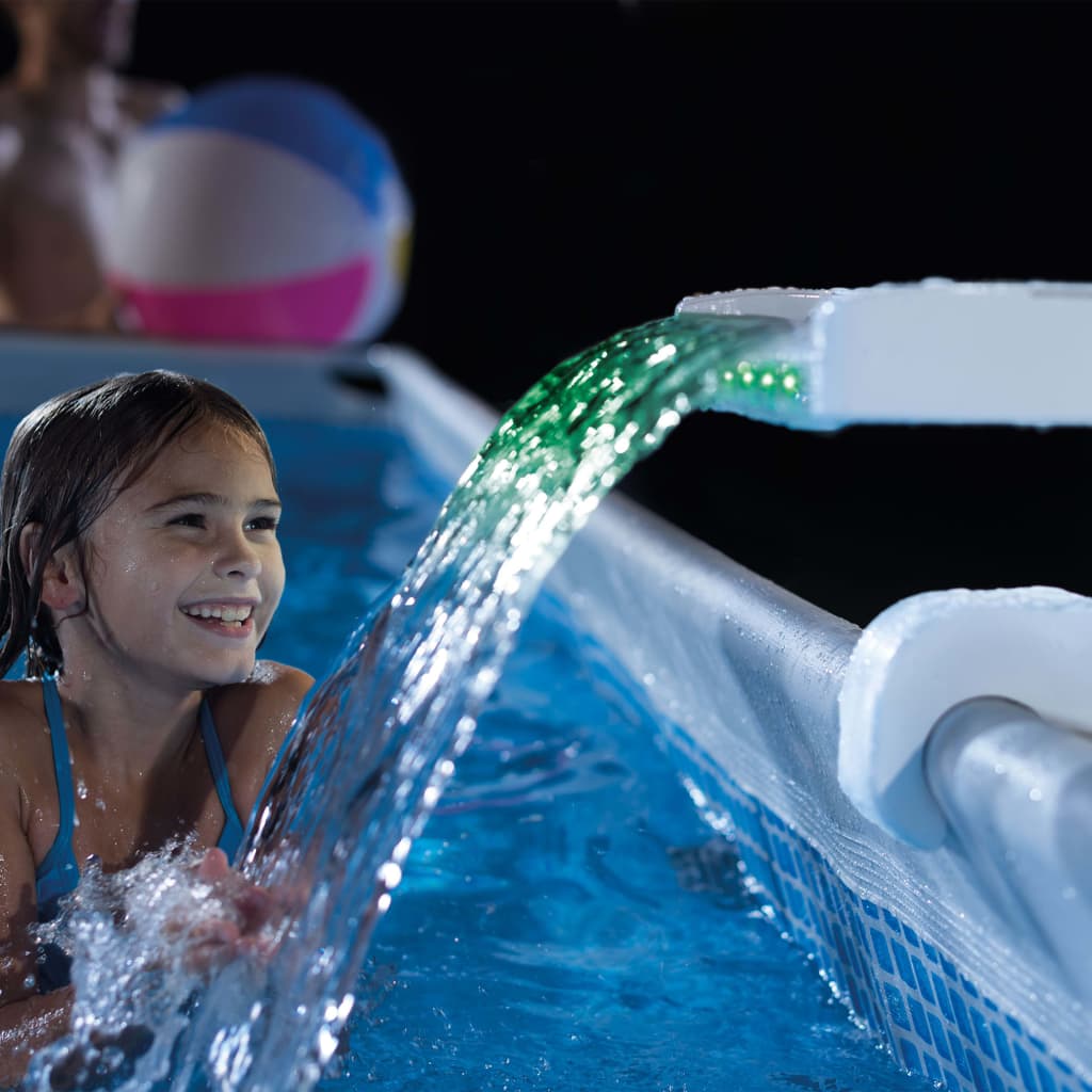 Intex Pool LED-vattenfall flerfärgad 28090