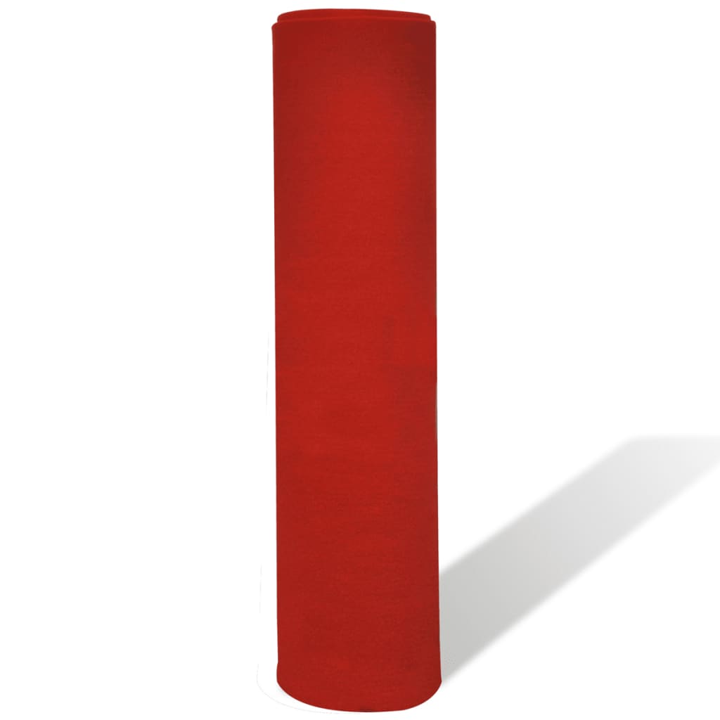 vidaXL Röda mattan 1 x 5 m extra tung 400 g/m2