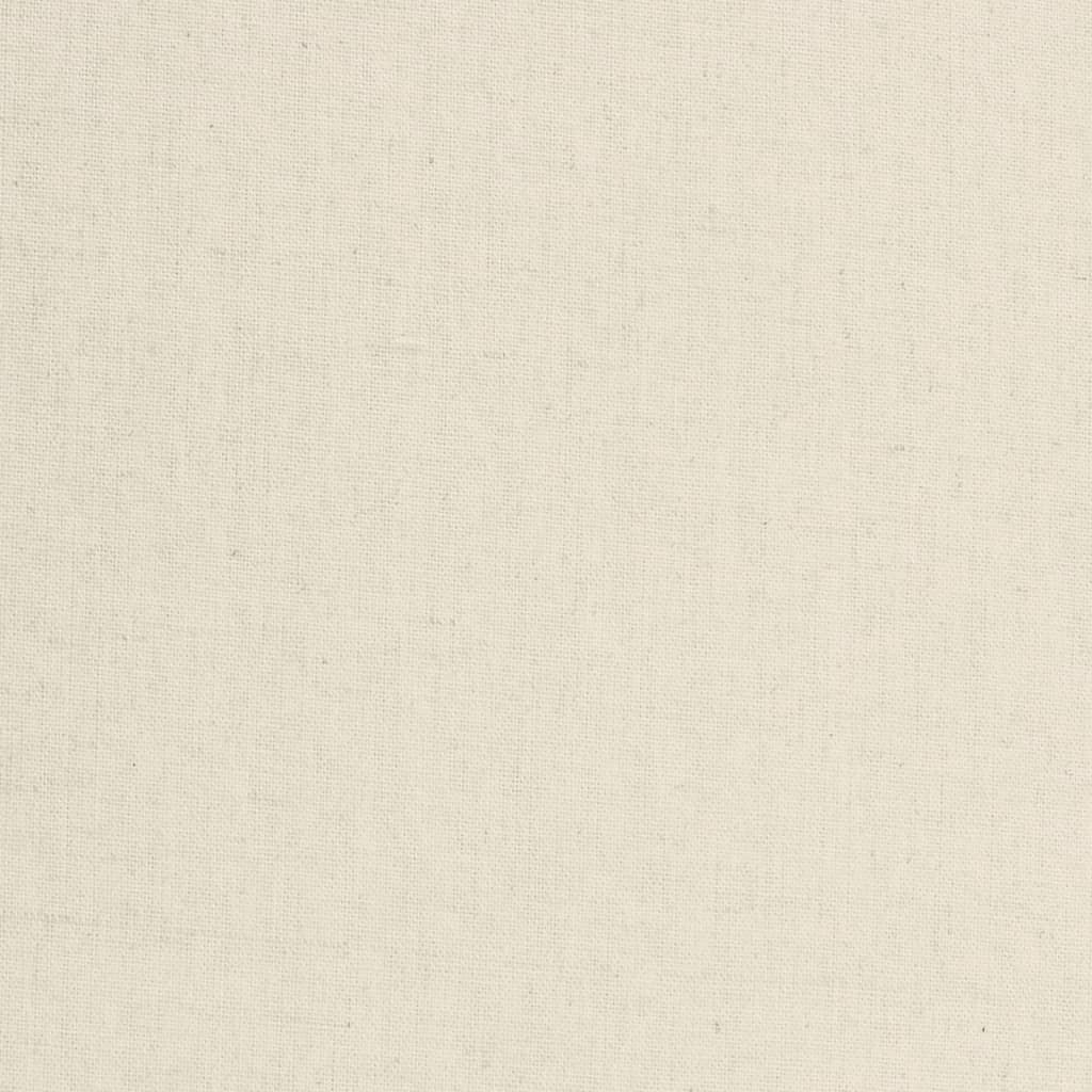 vidaXL Matstolar 2 st beige tyg 62x59,5x100,5 cm linne