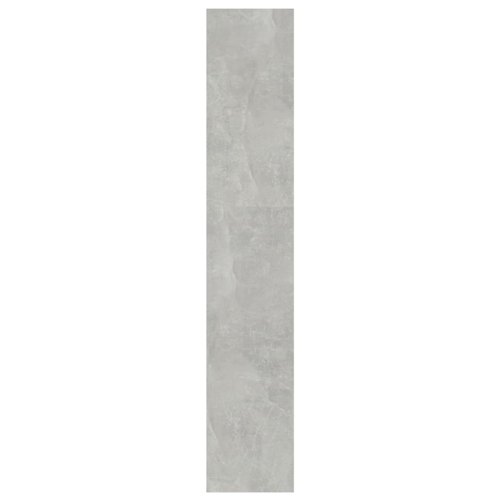 vidaXL Bokhylla/Rumsavdelare betonggrå 100x30x166 cm