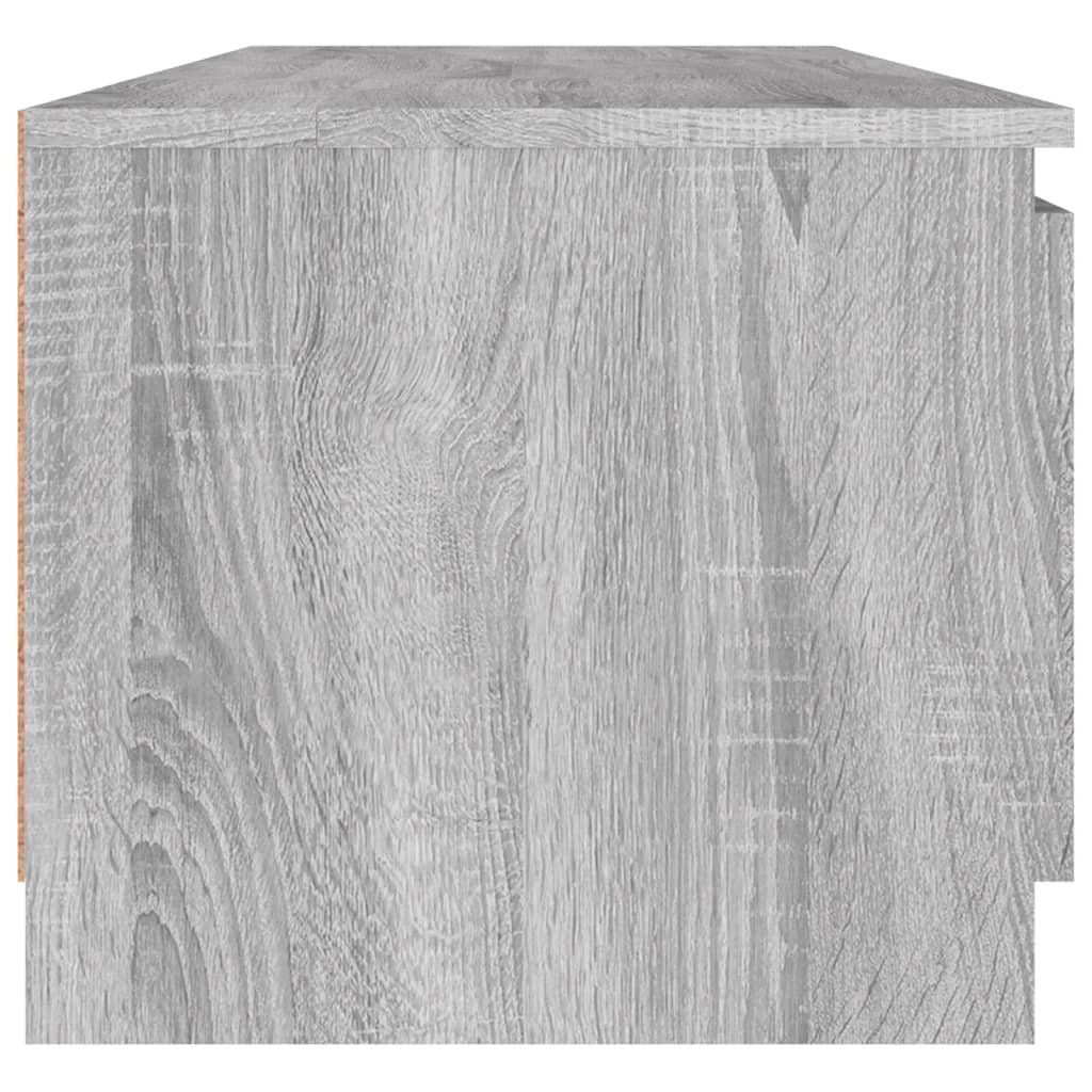 vidaXL TV-bänk grå sonoma 140x40x35,5 cm konstruerat trä