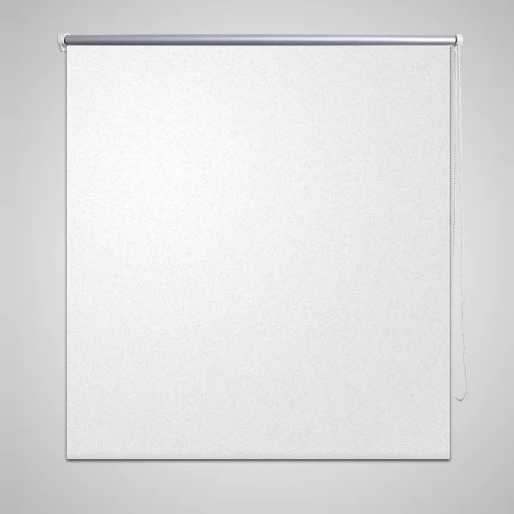 vidaXL Rullgardin för mörkläggning 140 x 230 cm vit