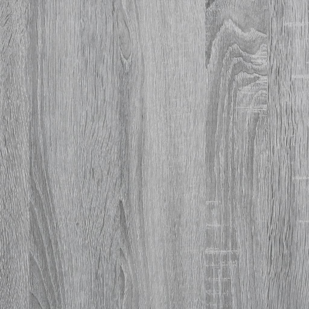 vidaXL Spegelskåp för badrum grå sonoma 42x12x60 cm konstruerat trä