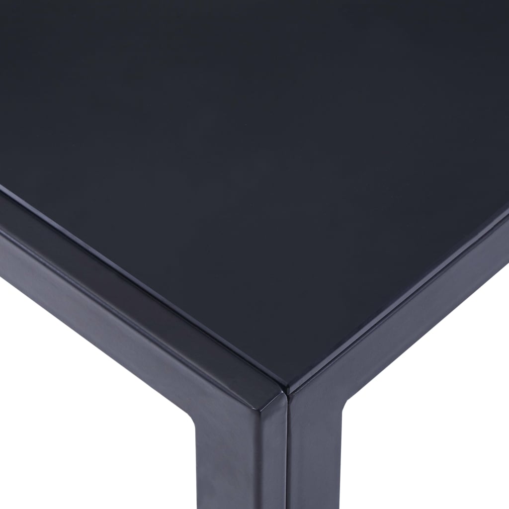 vidaXL Matbord och stolar 7 delar grå