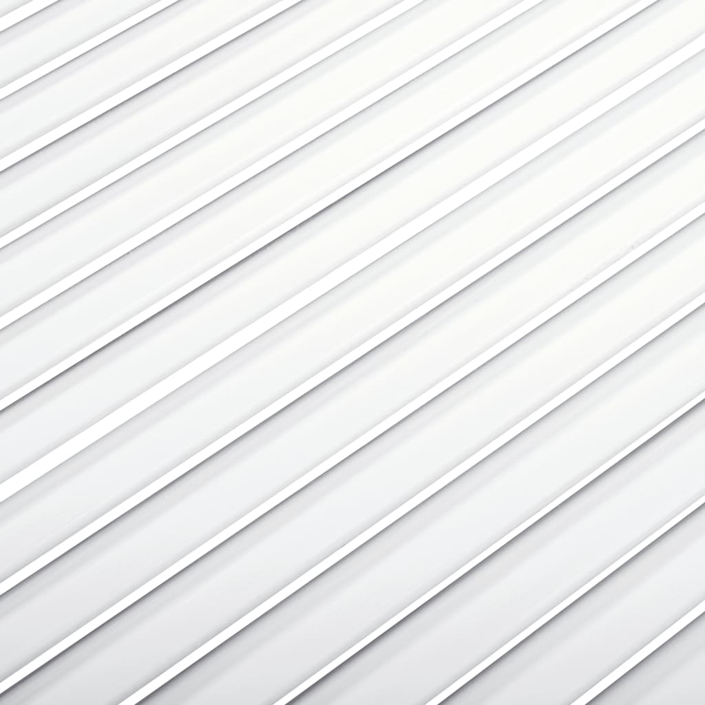 vidaXL Skåpluckor lamelldesign 4 st vit 99,3x49,4 cm massiv furu