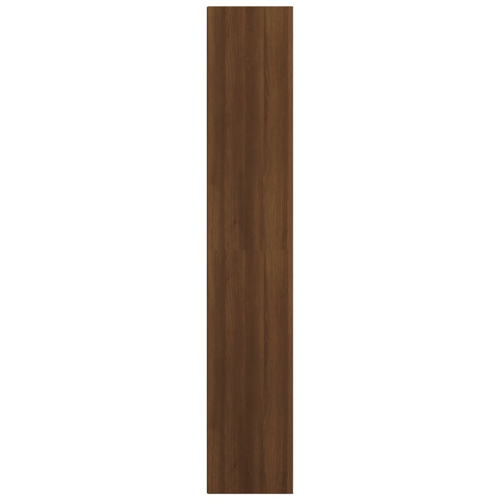 vidaXL Bokhylla brun ek 36x30x171 cm konstruerat trä