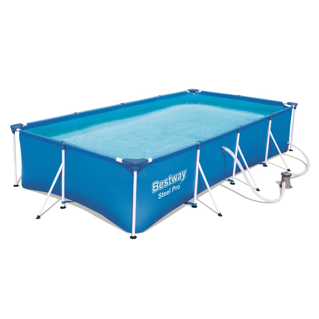 Bestway Pool Steel Pro rektangulär 400x211x81 cm 56424