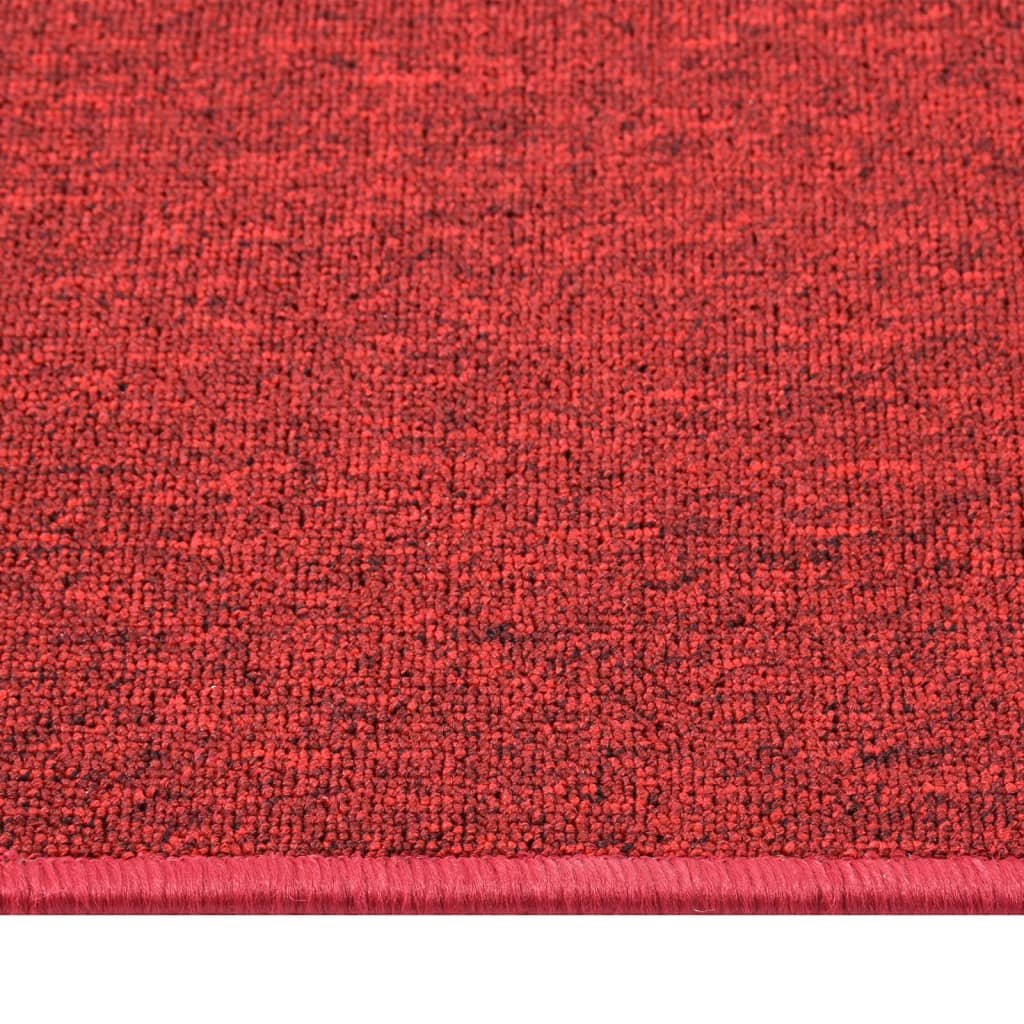 vidaXL Gångmatta röd 50x250 cm