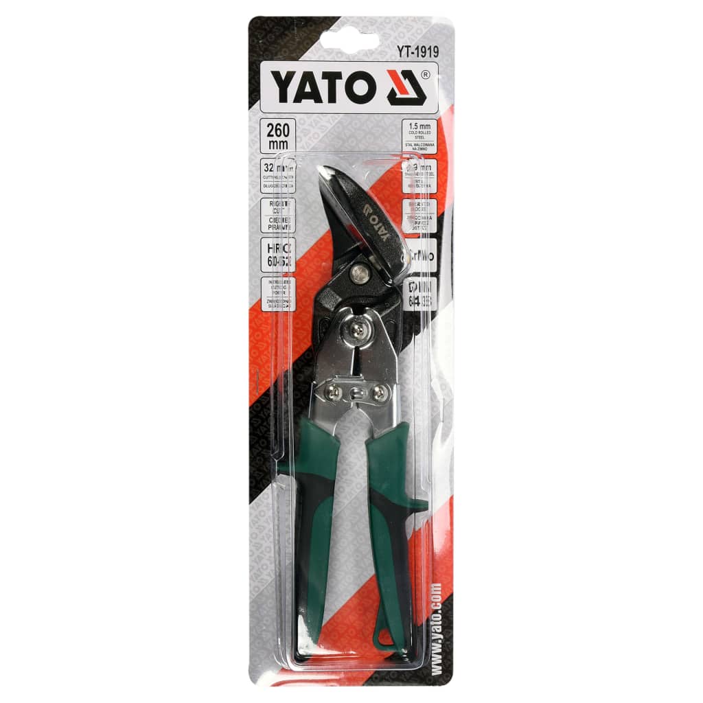 YATO Idealsax höger 260 mm grön