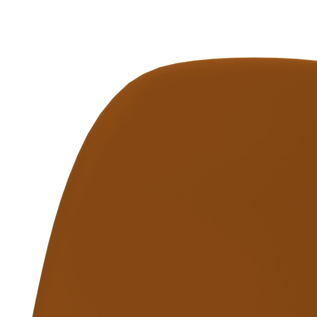 vidaXL Snurrbar matstol brun sammet