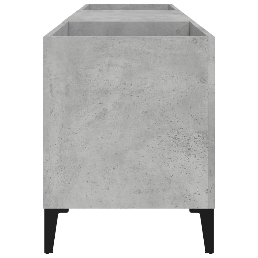 vidaXL Stereobänk betong-grå 121x38x48 cm konstruerat trä