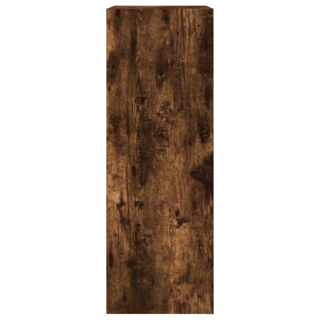 vidaXL Skoställ rökfärgad ek 60x34x96,5 cm konstruerat trä