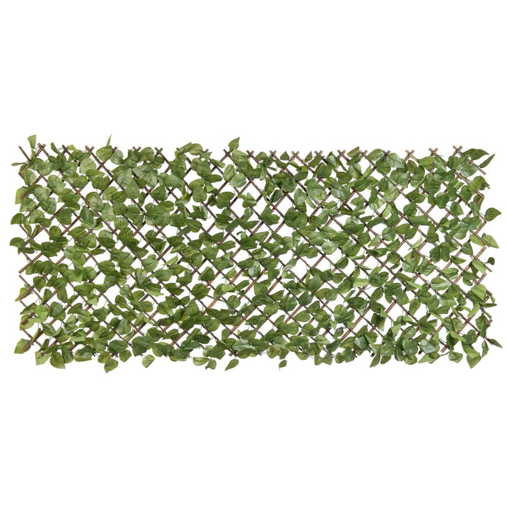 Nature Trädgårdsspaljé med lagerblad 90x180 cm grön