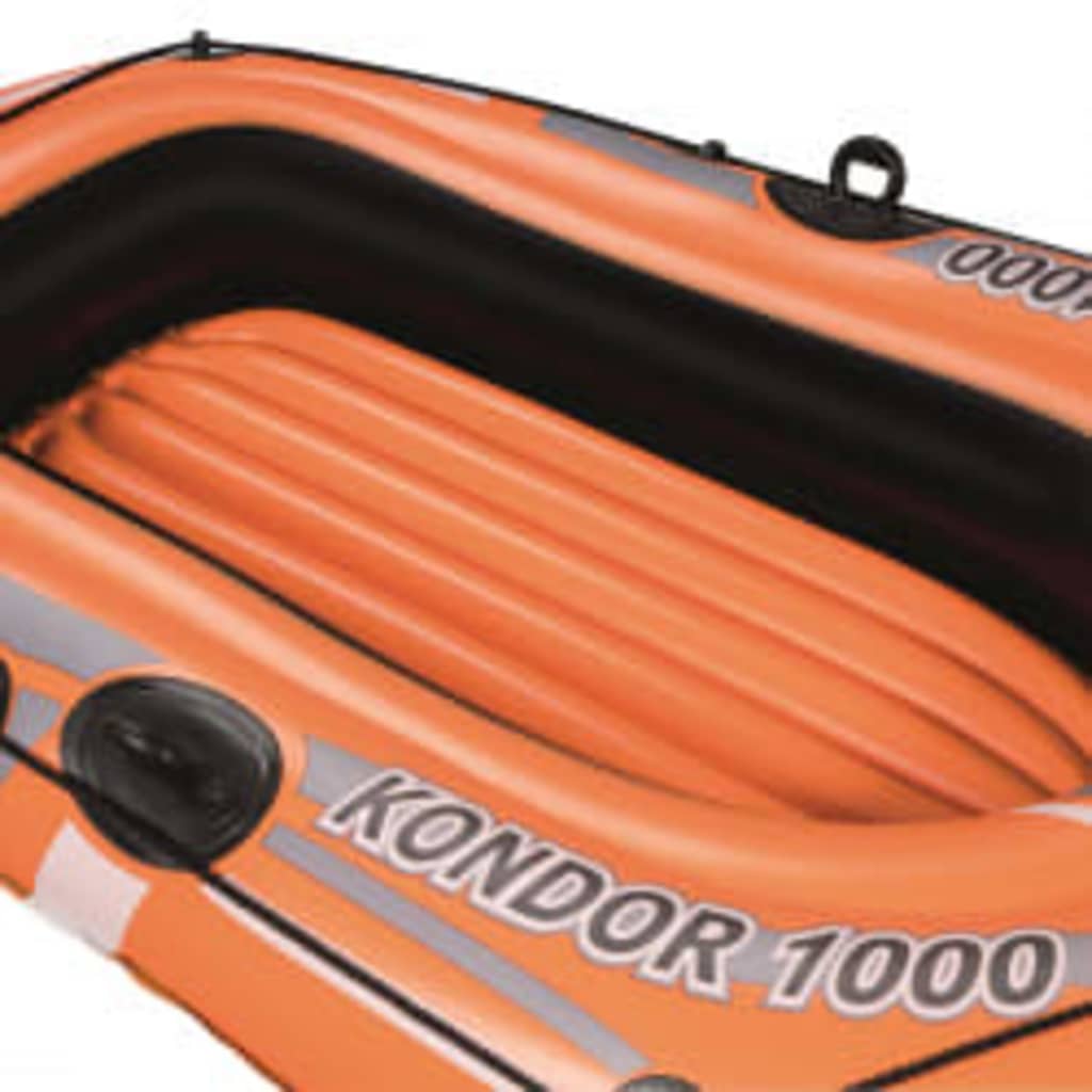 Bestway Uppblåsbar båt Kondor 1000 Set 155x93 cm