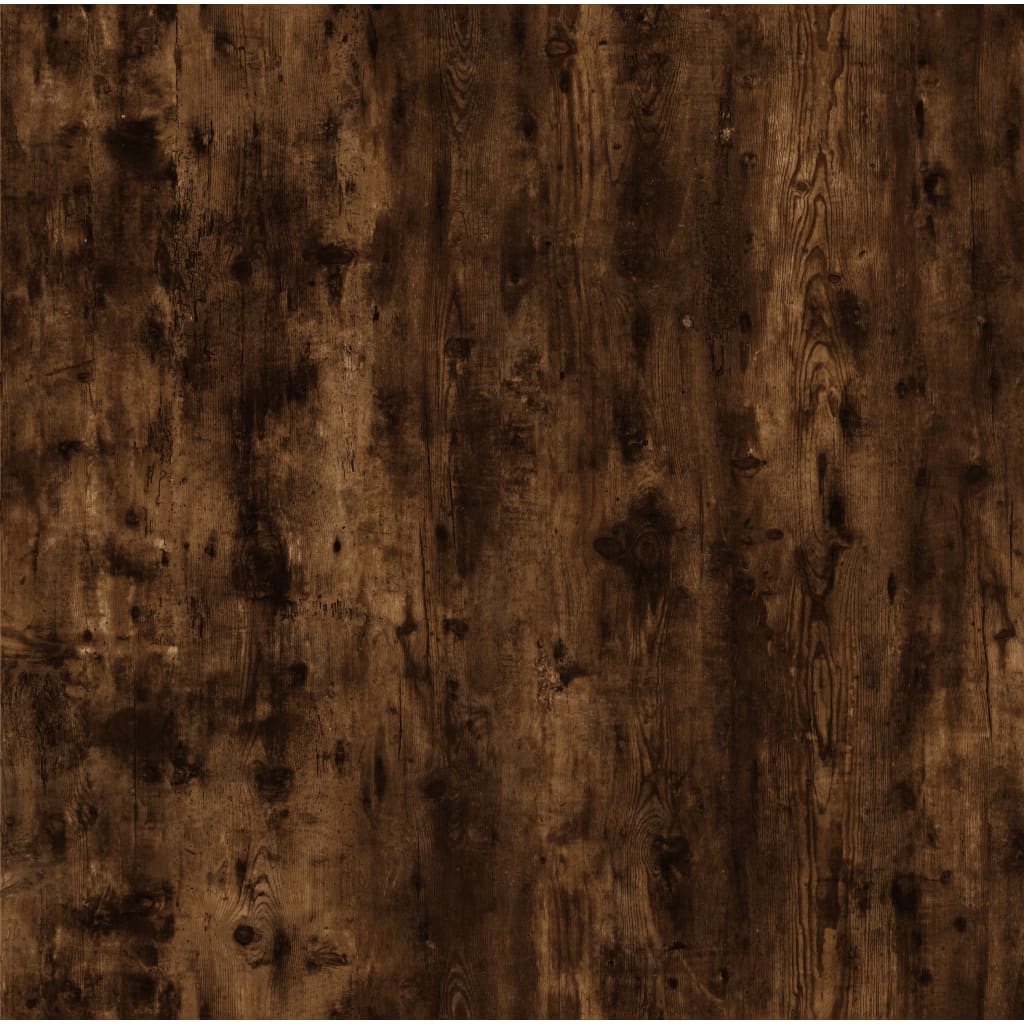 vidaXL Soffbord rökfärgad ek 100x50x45 cm konstruerat trä och järn