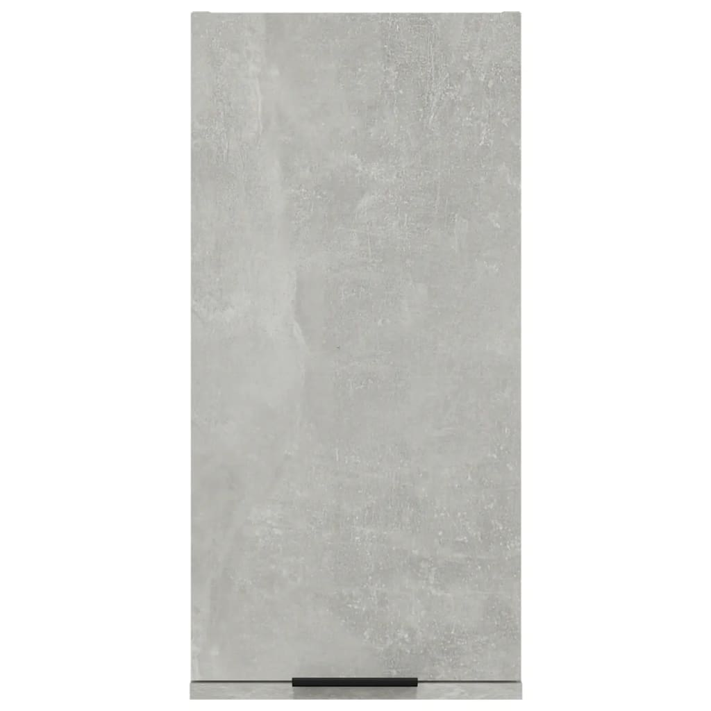 vidaXL Badrumsskåp väggmonterat betonggrå 32x20x67 cm